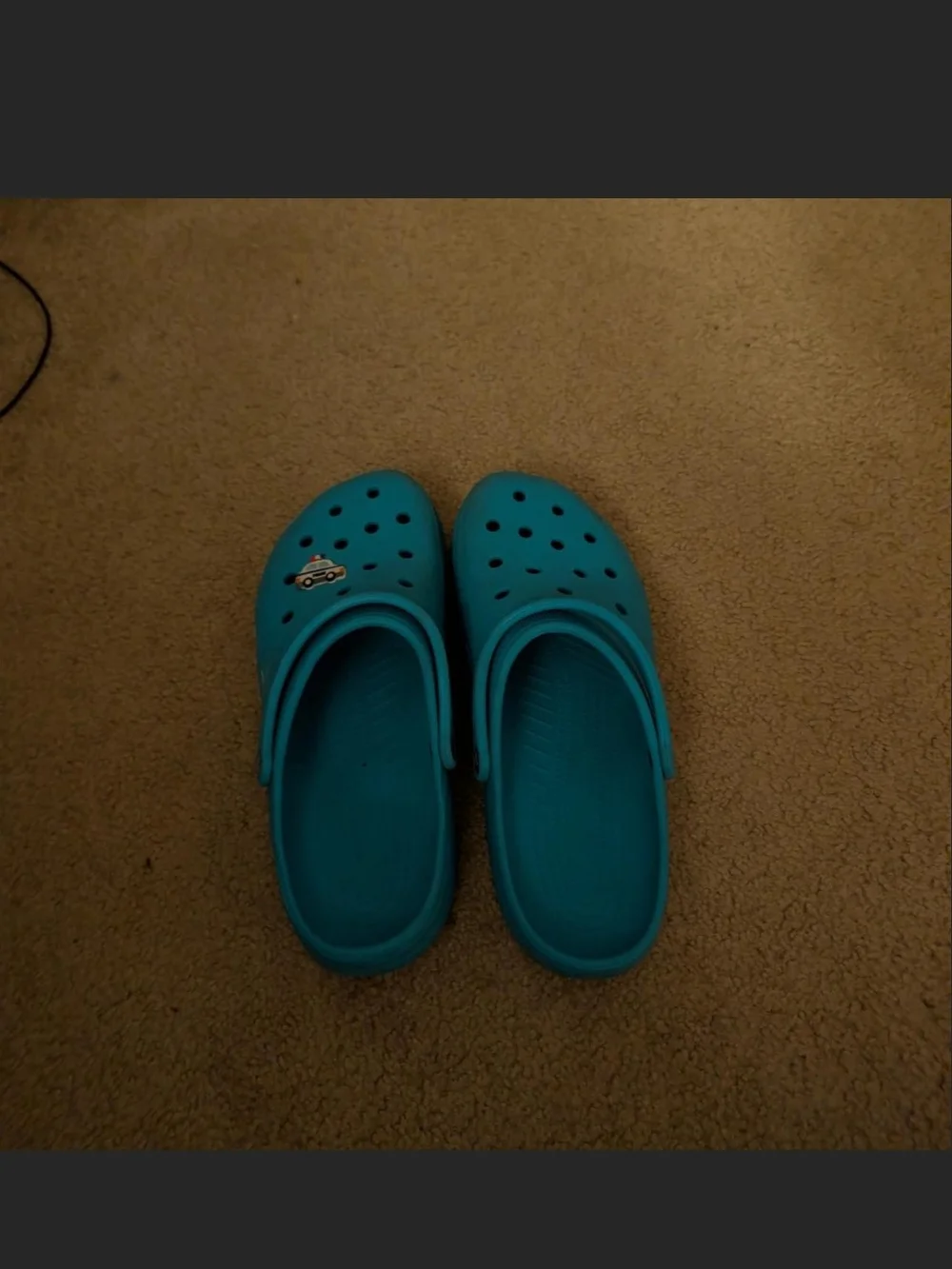 CROCS Men’s Teal Slip-On Boat Shoes